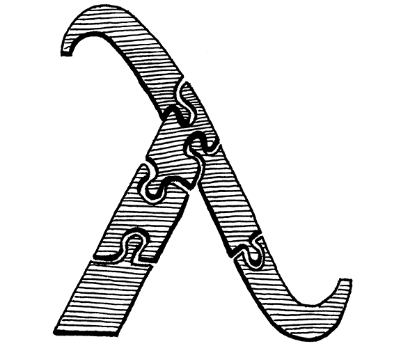 Một câu đố hình lambda.