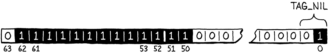 Biểu diễn bit của giá trị nil.